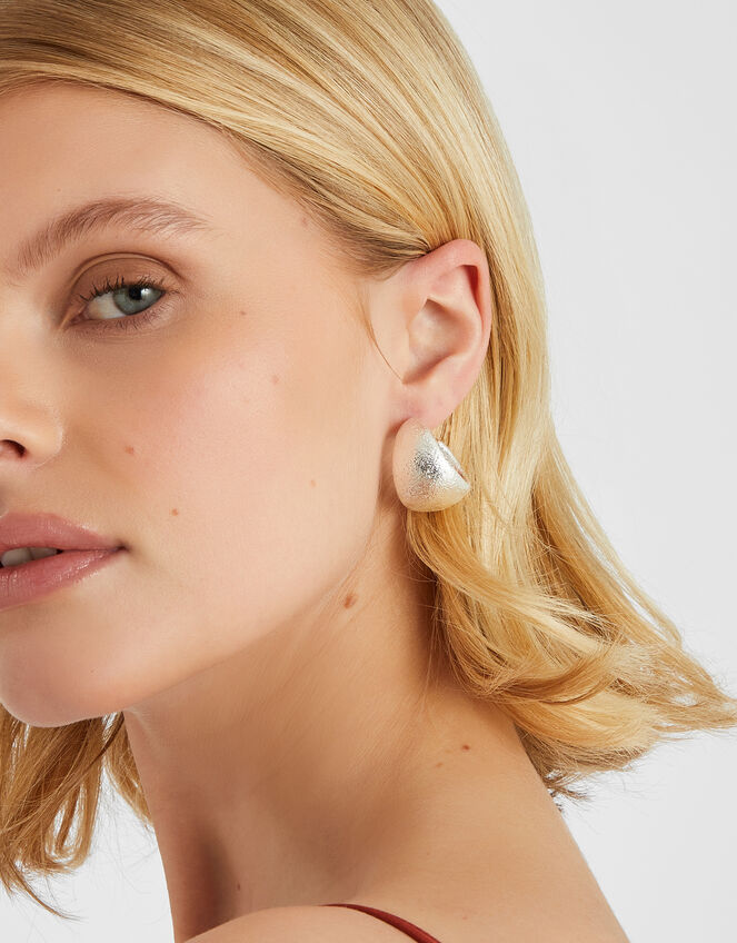 Chunky Hoop Earrings, , large