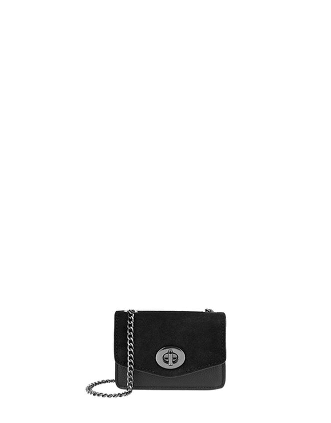 Clara Cross-Body Bag, Black (BLACK), large