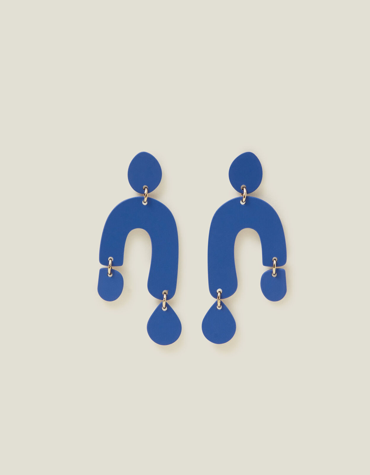 Blue discount earrings accessorize