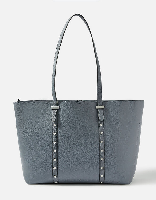 Studded Strap Tote Bag, , large