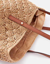 Julie Woven Shopper Bag, , large