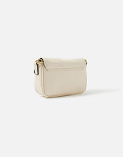 Padlock Quilted Cross-Body Bag, Cream (CREAM), large