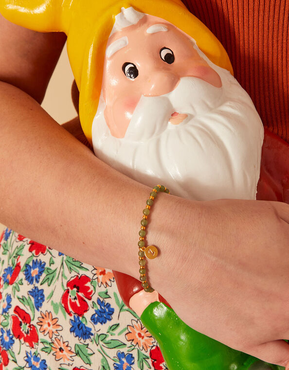 Gold-Plated Healing Stone Aventurine Bracelet, , large