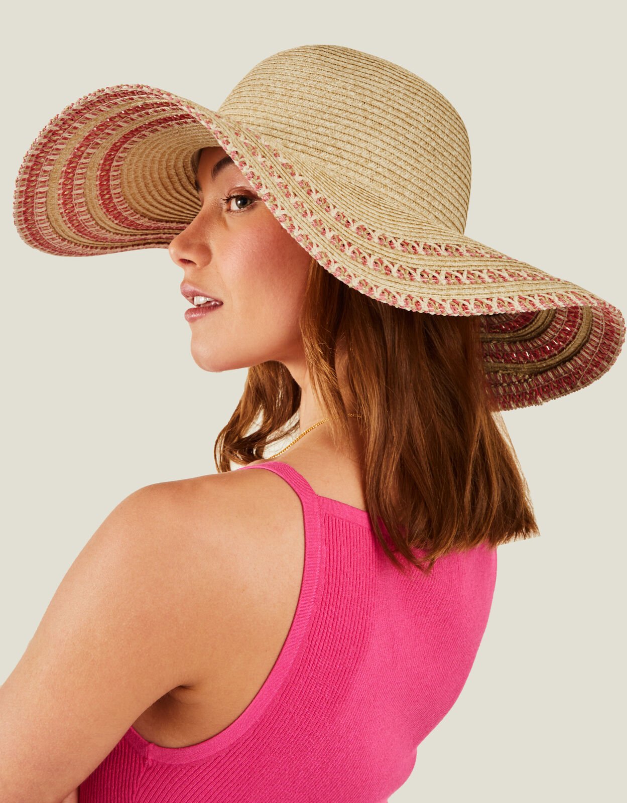 Braided best sale floppy hat