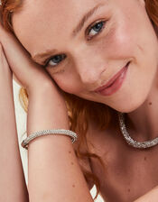 Rhinestone Tube Bracelet, , large