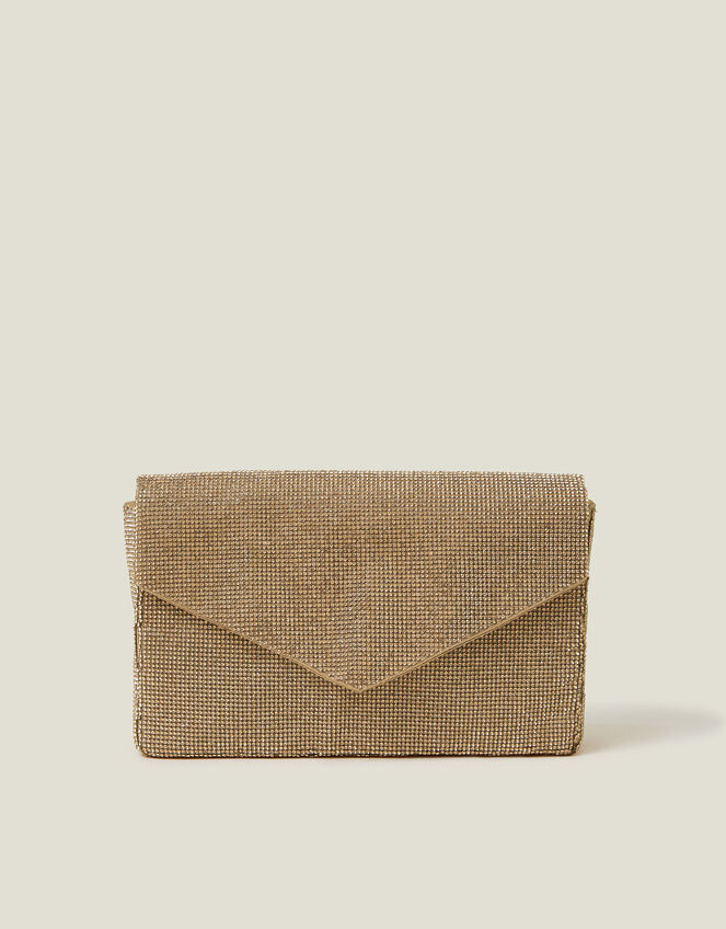 Shimmer Clutch Bag, , large