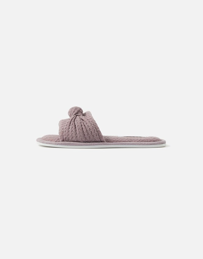 Waffle Twist Mules, Mink (MINK), large