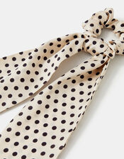 Polka Dot Scrunchie Scarf, , large
