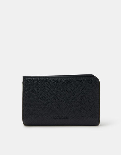 Faux Leather Zip Purse, , large