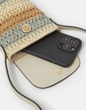 Raffia Phone Bag, , large