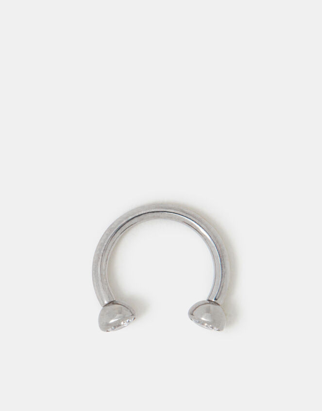 Titanium Diamant&eacute; Barbell Hoop, , large