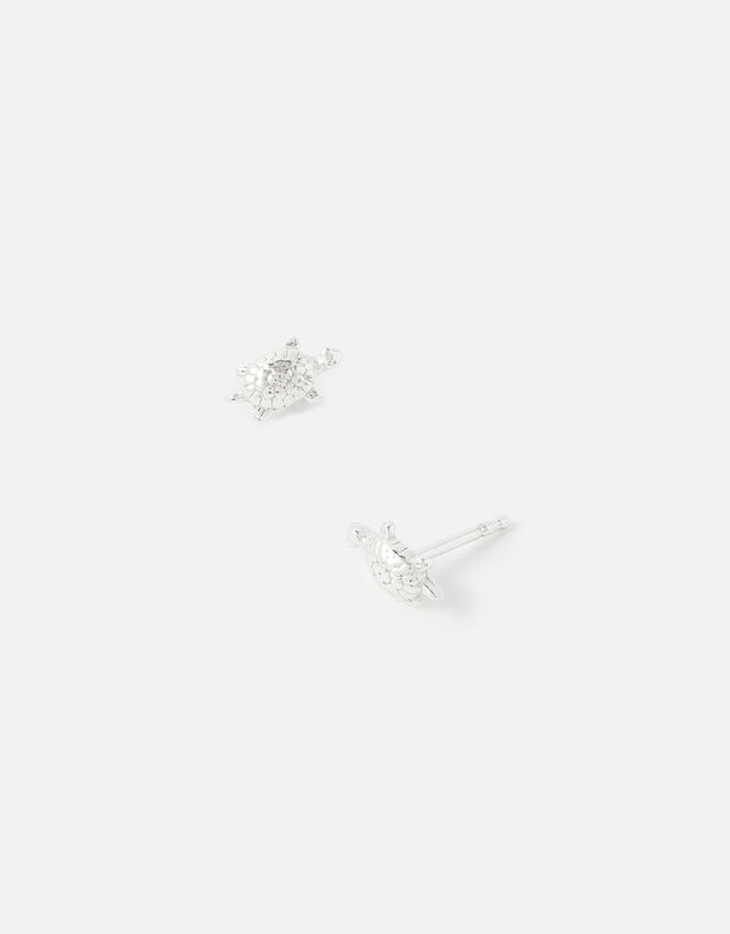 Sterling Silver Tilly Turtle Studs, , large