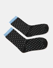 Pinspot Glitter Cuff Ankle Socks, , large