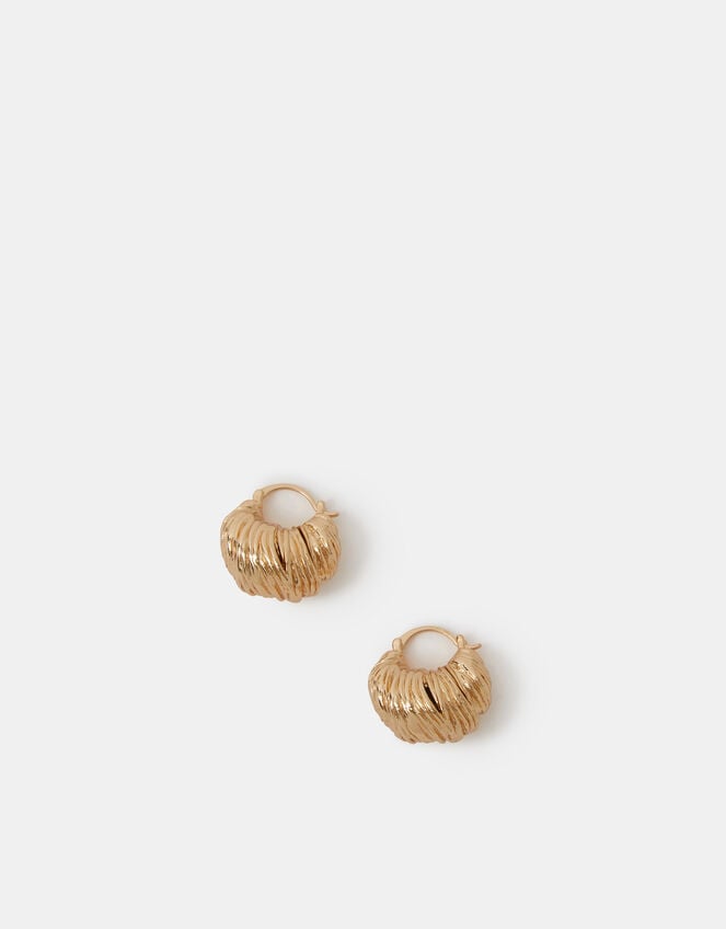 Croissant Hoop Earrings, , large