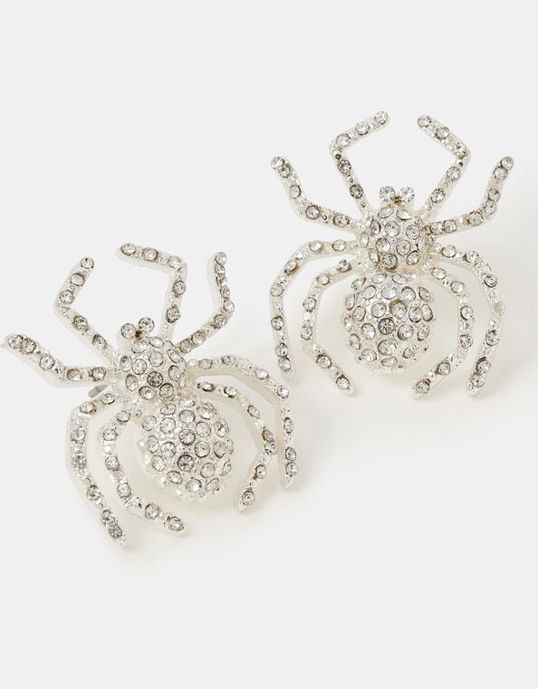 Halloween Spider Stud Earrings, , large