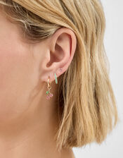 5-Pack Cherry Stud & Hoop Earrings, , large