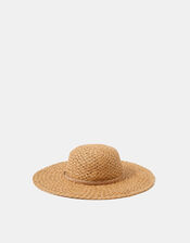 Sparkle Floppy Straw Hat, , large