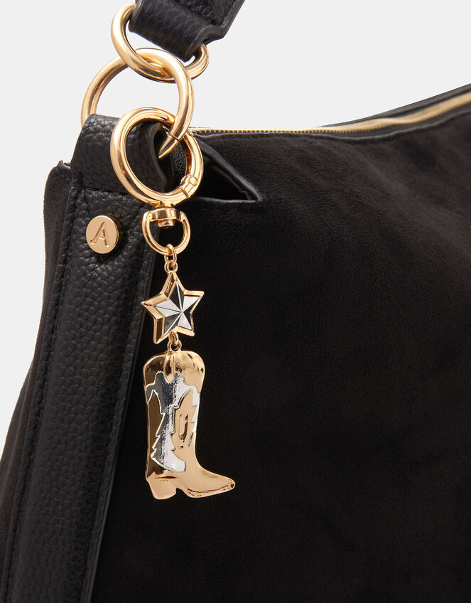 Cowboy Boot Bag Charm, , large