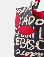 Bisou Lips Shopper Bag, , large