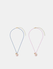 2-Pack Girls BFF Cat Necklaces, , large