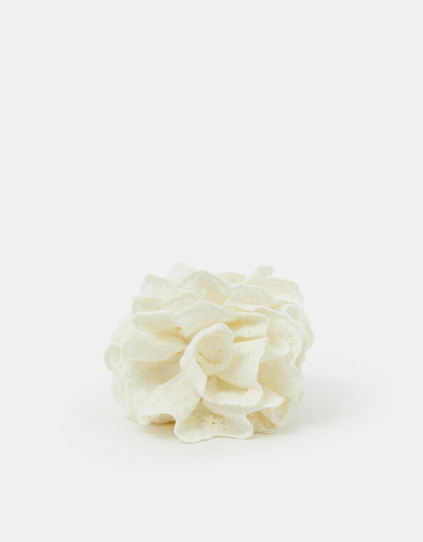Broderie Ruffle Claw Clip, , large
