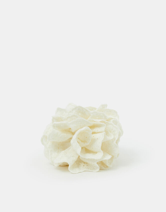 Broderie Ruffle Claw Clip, , large