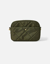 Nylon Quilted Cross-Body Bag, , large