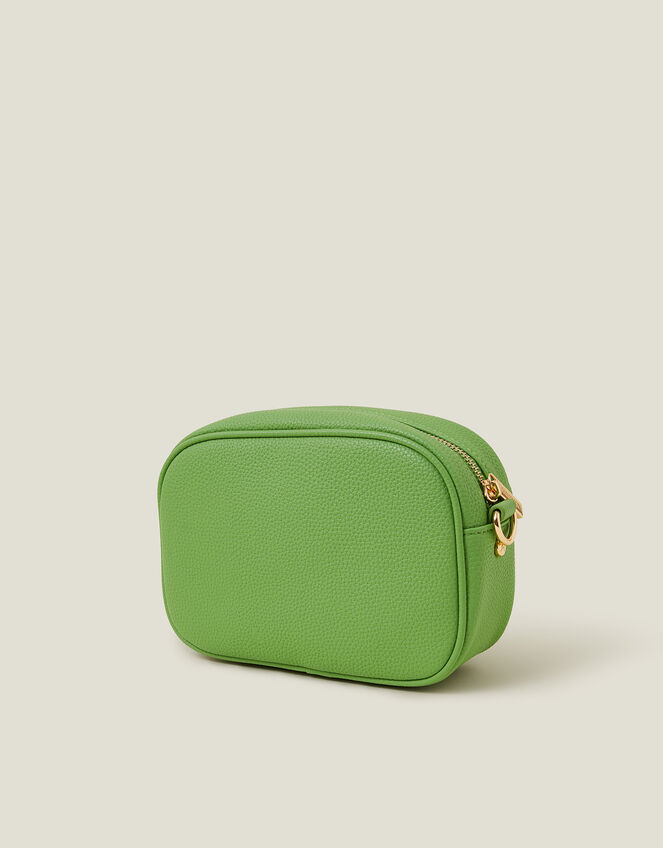Webbing Strap Crossbody Bag, Green (GREEN), large
