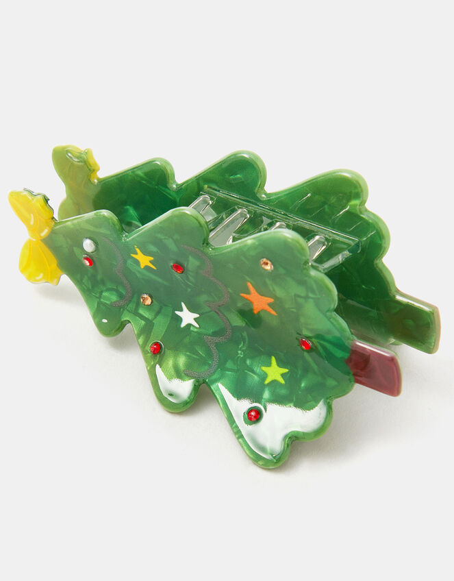 Christmas Tree Claw Clip, , large