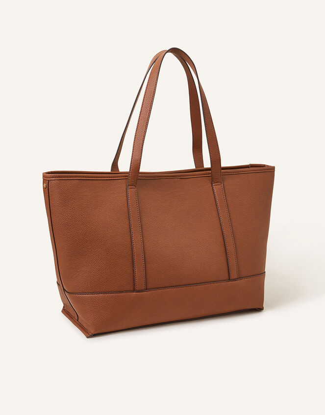 Laptop Shoulder Bag, Tan (TAN), large