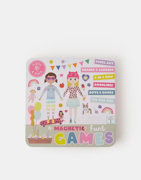 Floss & Rock Best Friends Magnetic Fun & Games Tin, , large