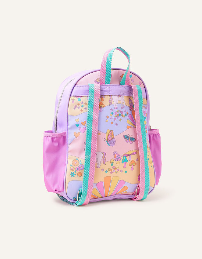 Kids Unicorn Print Backpack , , large