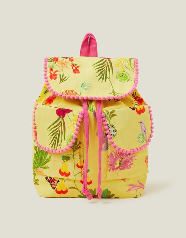 Girls Floral Backpack, , large