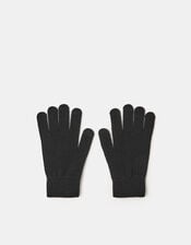 Super-Stretchy Touchscreen Gloves, Black (BLACK), large