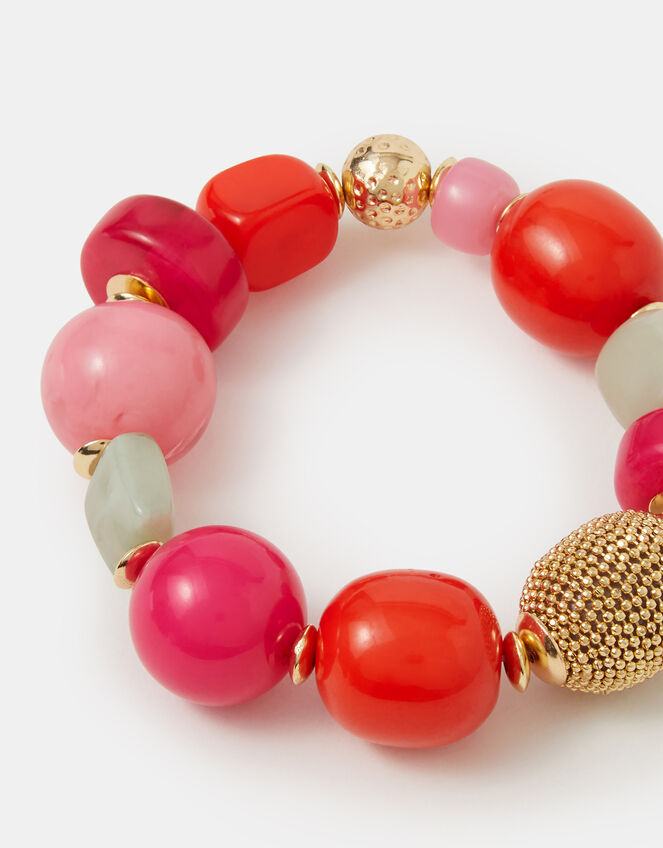 Chunky Resin Beaded Bracelet, , large