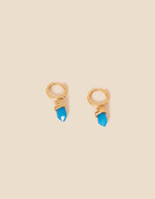14ct Gold-Plated Apatite Shard Earrings, , large