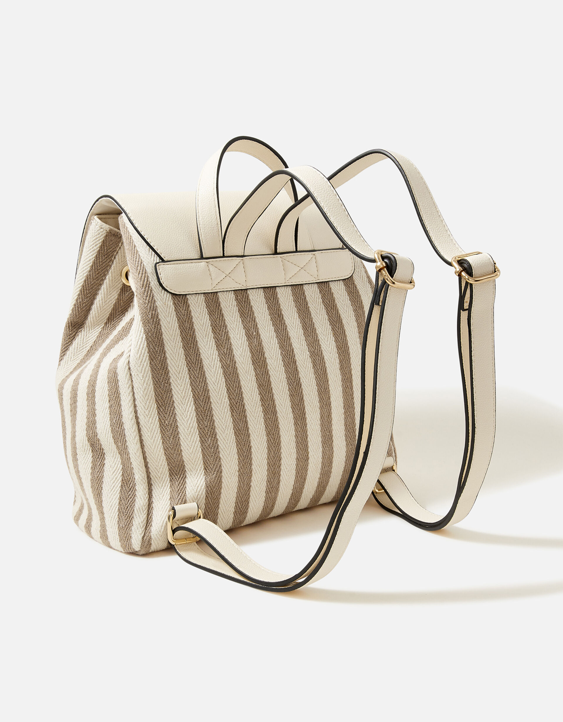Woven Stripe Rucksack | Backpacks | Accessorize UK