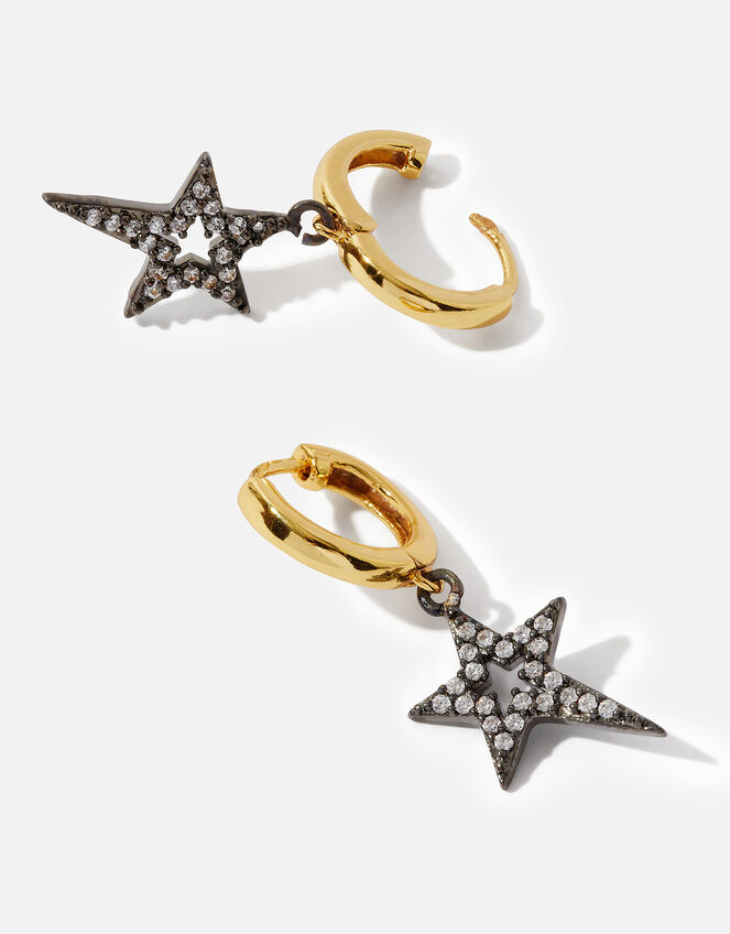 Star charm earrings clearance