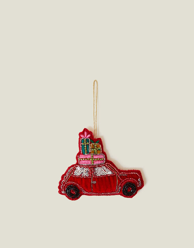 Velvet Car Christmas Tree Decoration, , large