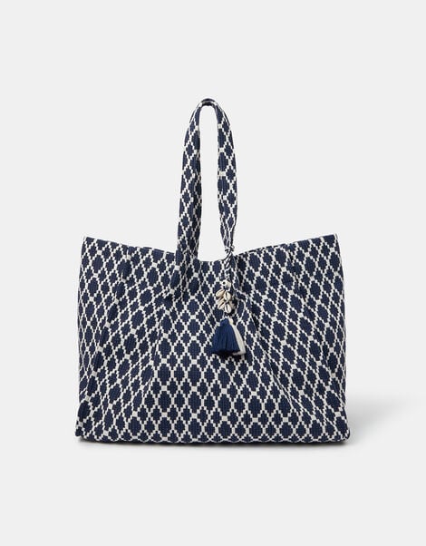 Geometric Tote Bag, , large