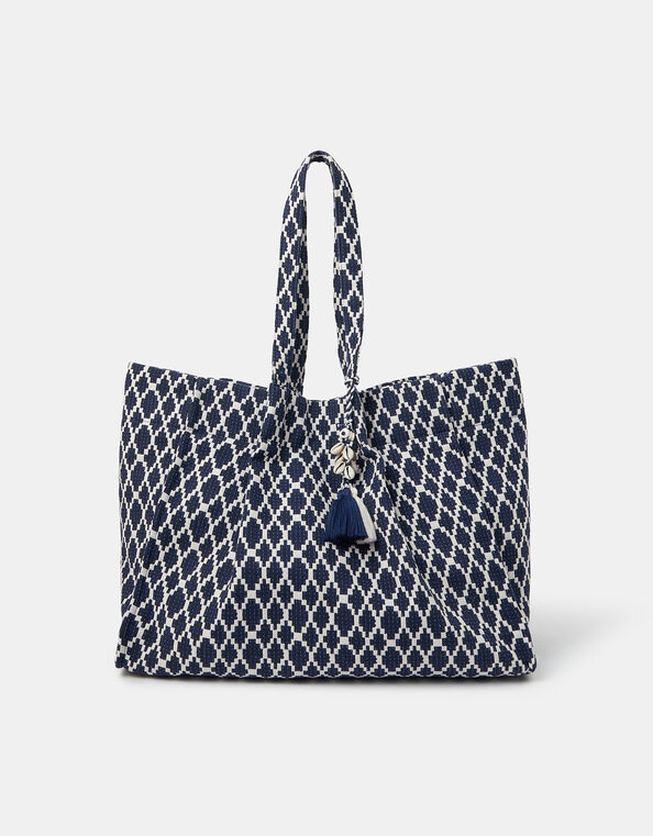 Geometric Tote Bag, , large
