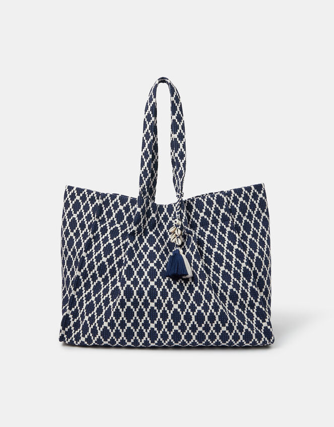 Geometric Tote Bag, , large