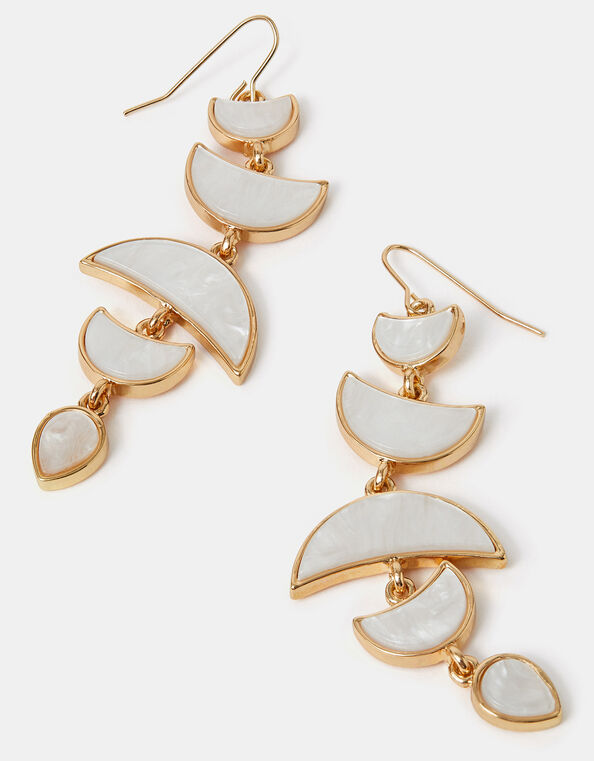 Lunar Long Drop Earrings, , large