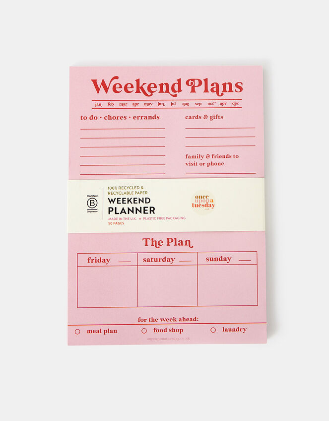 Good Tuesday Weekend Plans Pad A5, , large