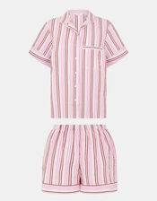 Stripe Seersucker Short Pyjamas Set, Multi (MULTI), large