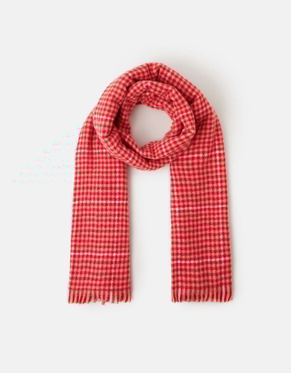 Houndstooth Blanket Scarf, , large