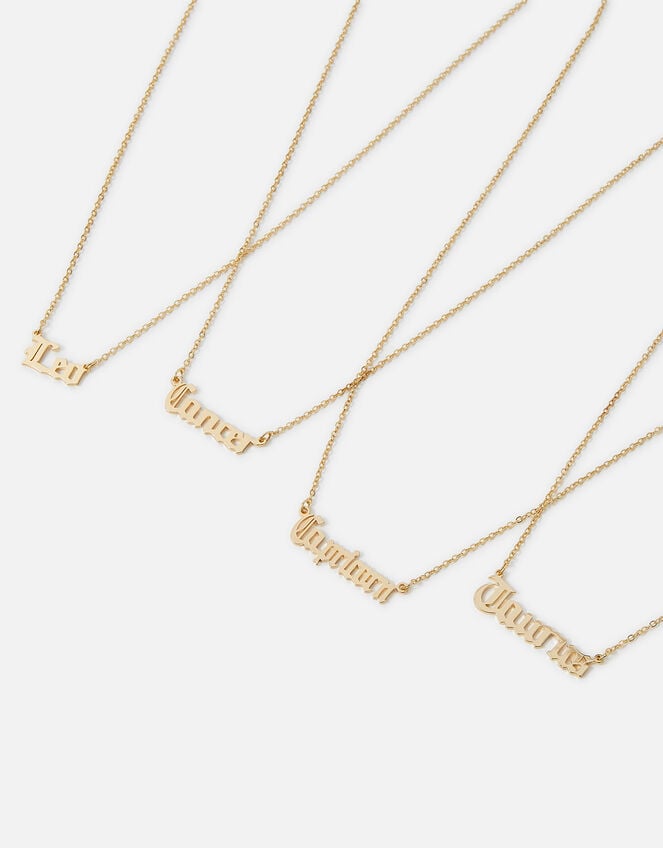 Constellation Pendant Necklace, Gold (GOLD), large
