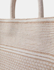 Woven Book Tote Bag, , large