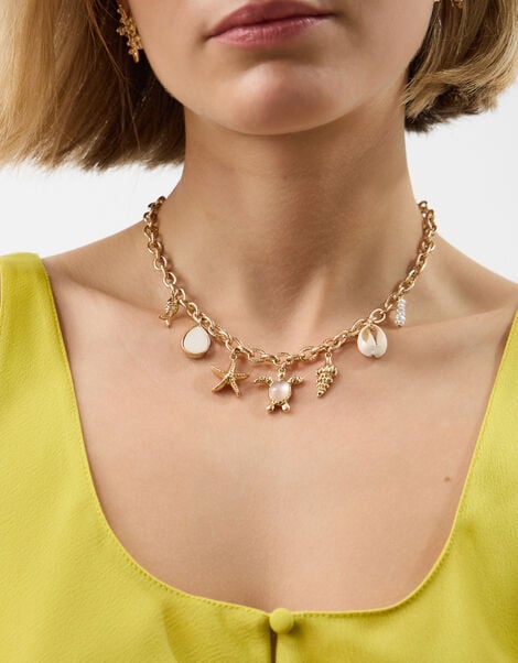 Ocean Charm Necklace, , large