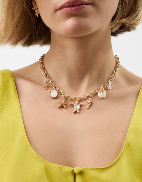 Ocean Charm Necklace, , large